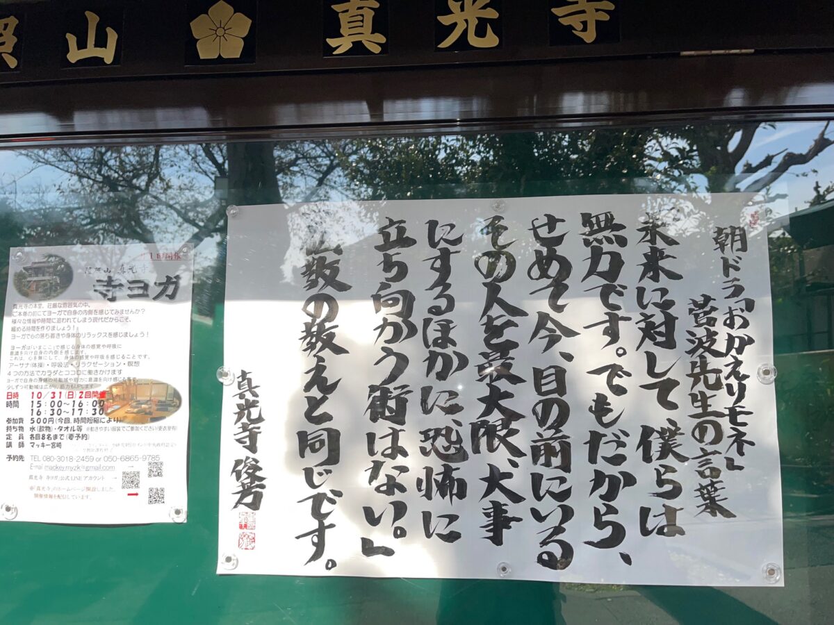 真光寺の掲示板(住職法話) | 真言宗 智山派 真光寺 真光寺の掲示板(住職法話) | 真言宗 智山派 真光寺